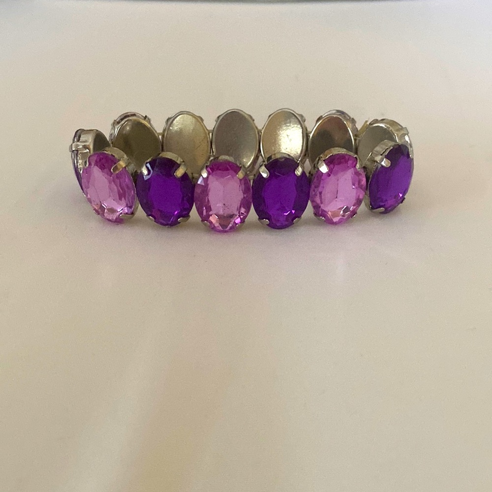 Purple Costume Jewelry Bracelet